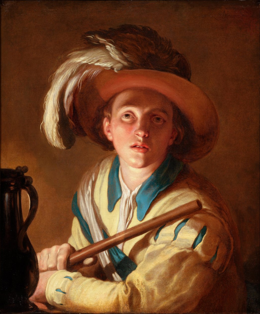 Fløytespilleren, 1621 av Abraham Bloemaert