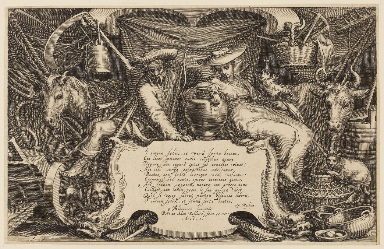 Tittelside, "The Farmhouse and Landscape Series" av Abraham Bloemaert