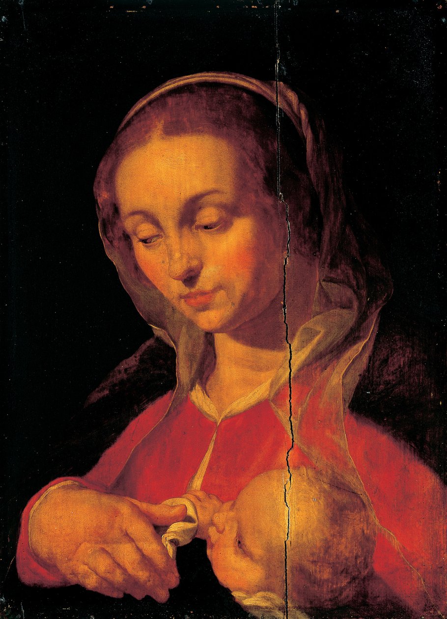 Jomfru og barn av Abraham Bloemaert
