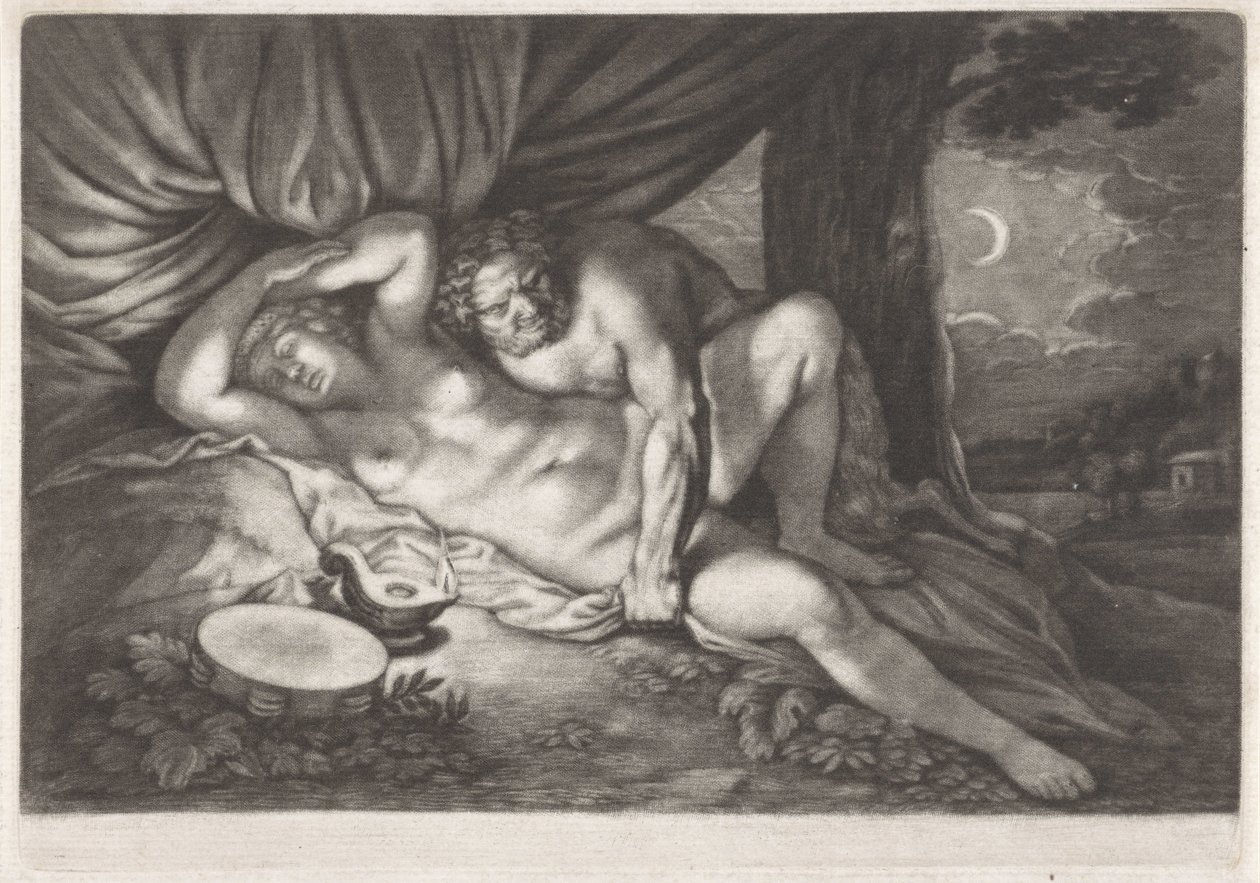 Jupiter en Antiope av Abraham Bloteling