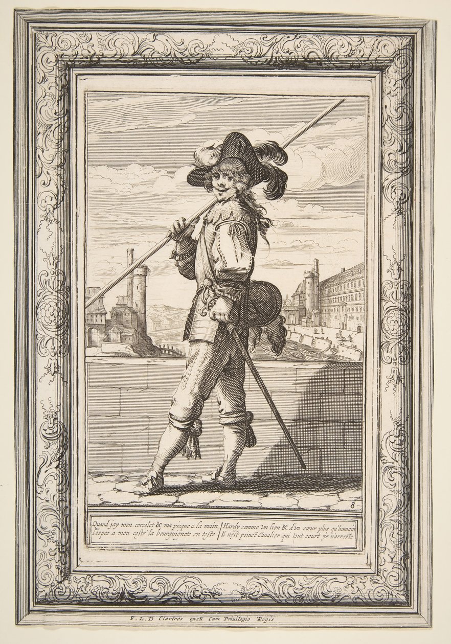 En Piqueman, 1632. av Abraham Bosse