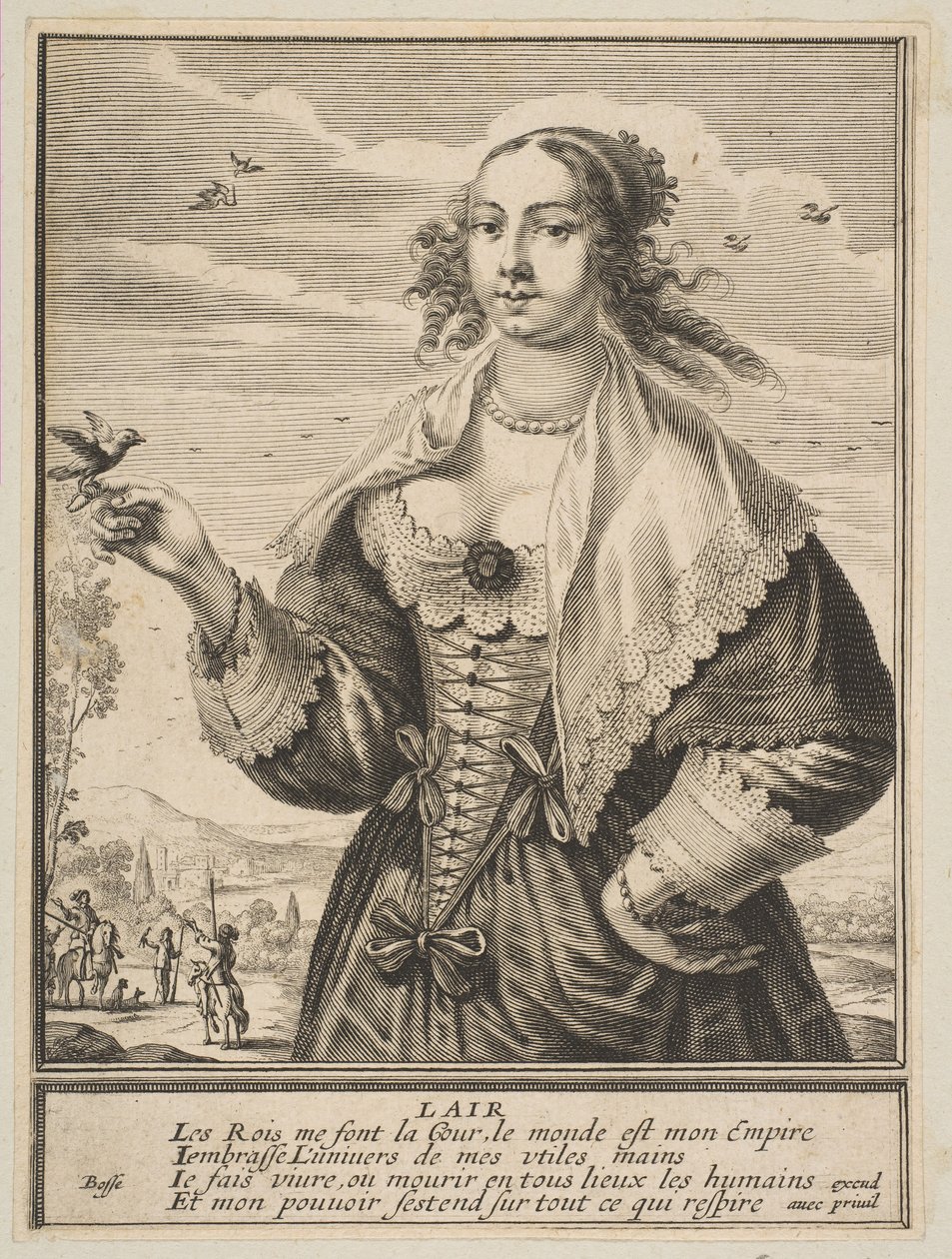 Air, 1630. av Abraham Bosse