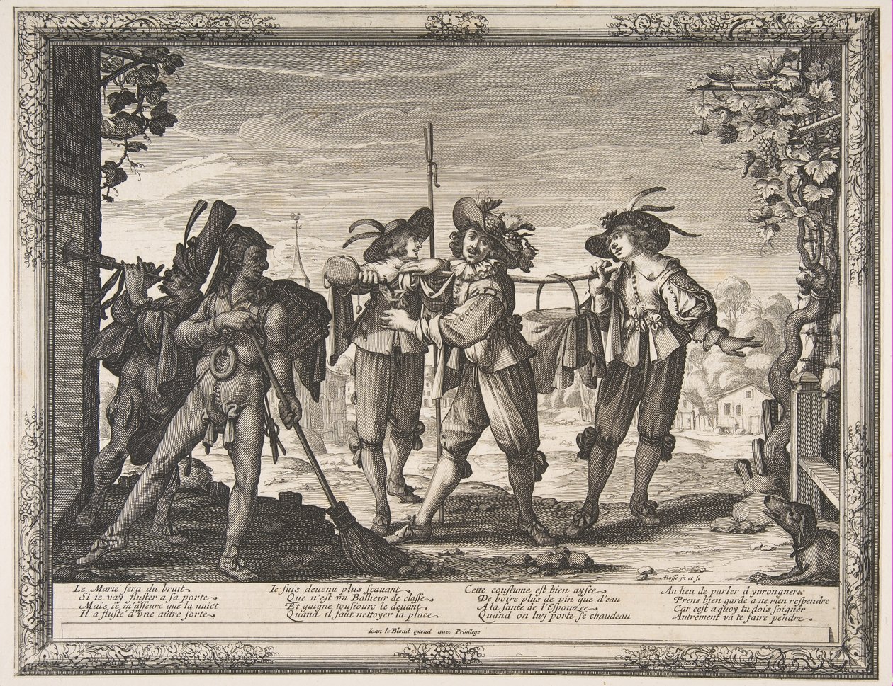 Charivari, K. 1633. av Abraham Bosse