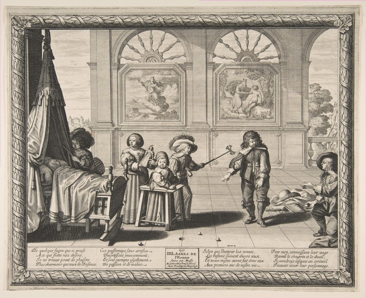 Barndom, 1636. av Abraham Bosse