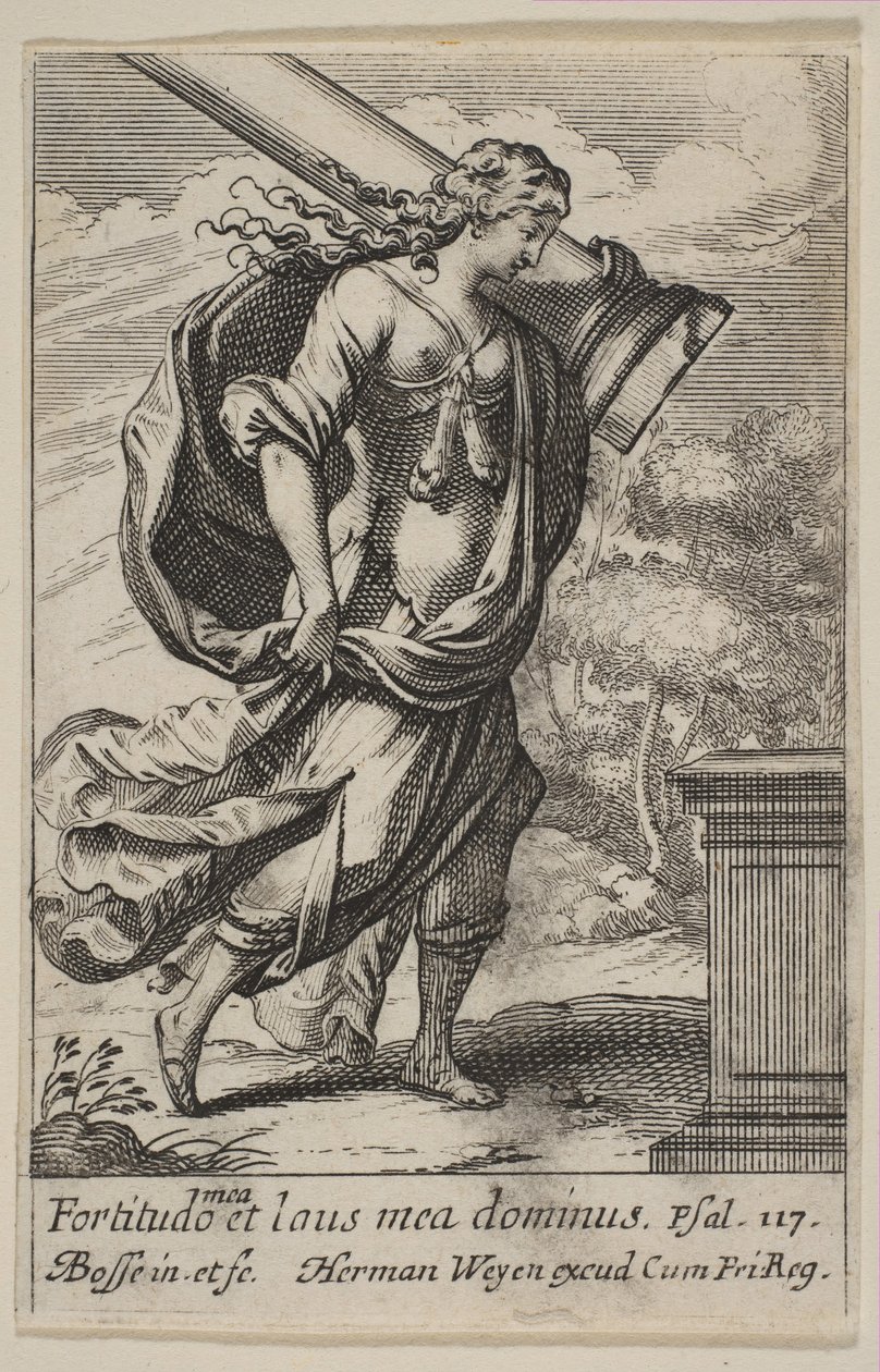 Fortitude, 1636. av Abraham Bosse