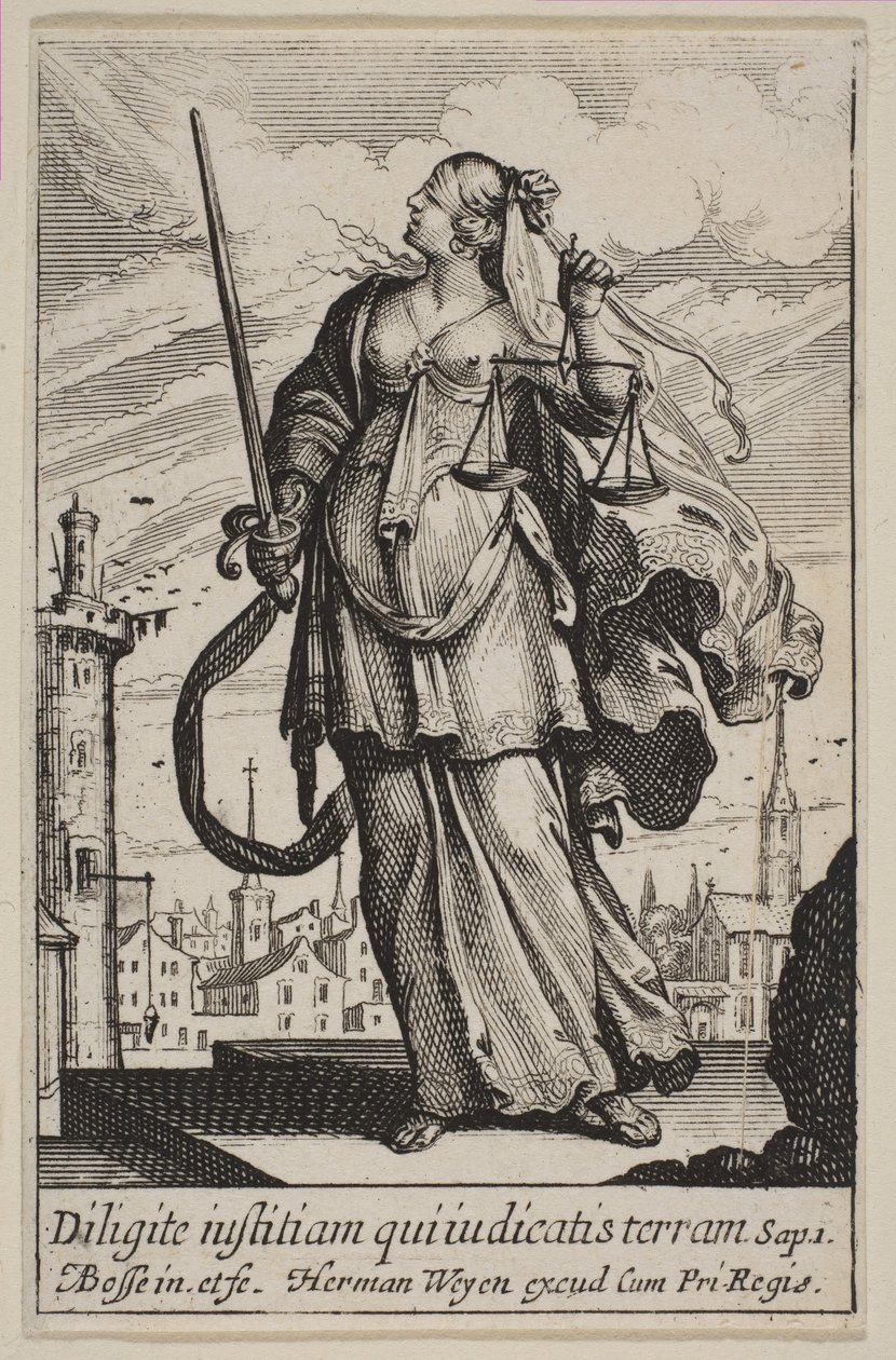 Rettferdighet, 1636. av Abraham Bosse
