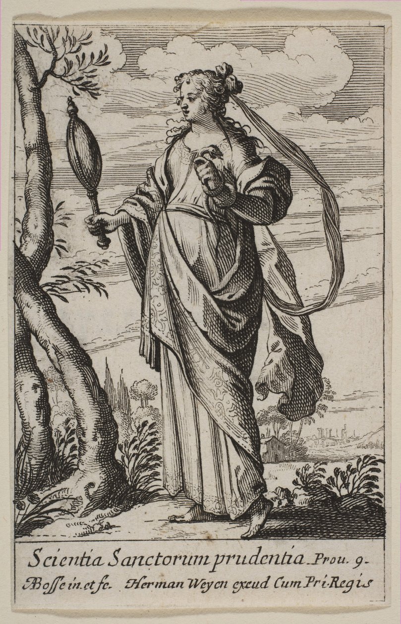 Prudence, 1636. av Abraham Bosse