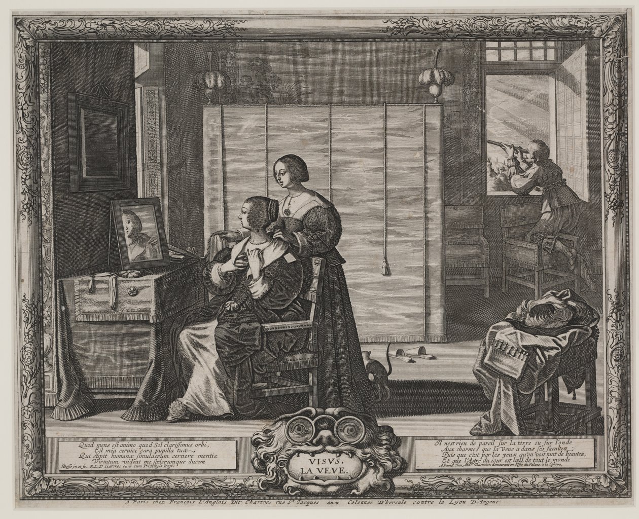 Syn (La Veue), ca. 1635-38 (gravering og etsning) av Abraham Bosse