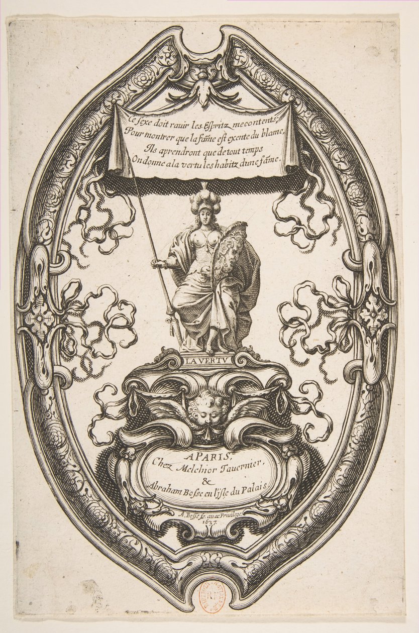 Dyd: Athena, 1637. av Abraham Bosse
