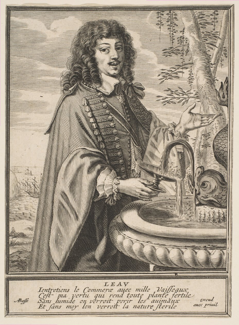 Vann, ca. 1630. av Abraham Bosse