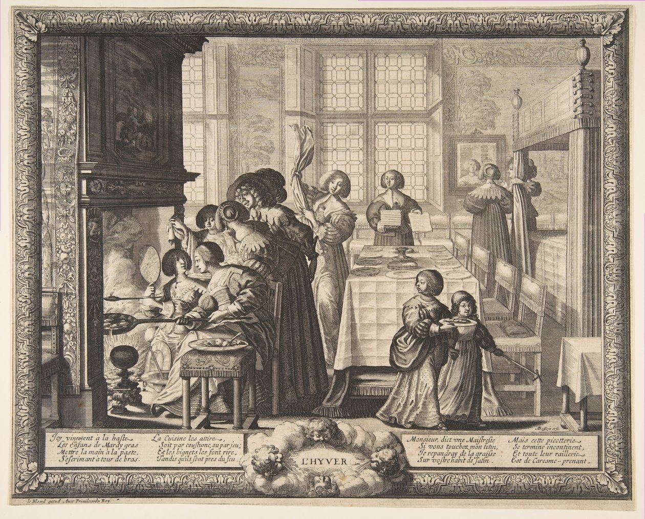 Vinter, ca. 1637. av Abraham Bosse