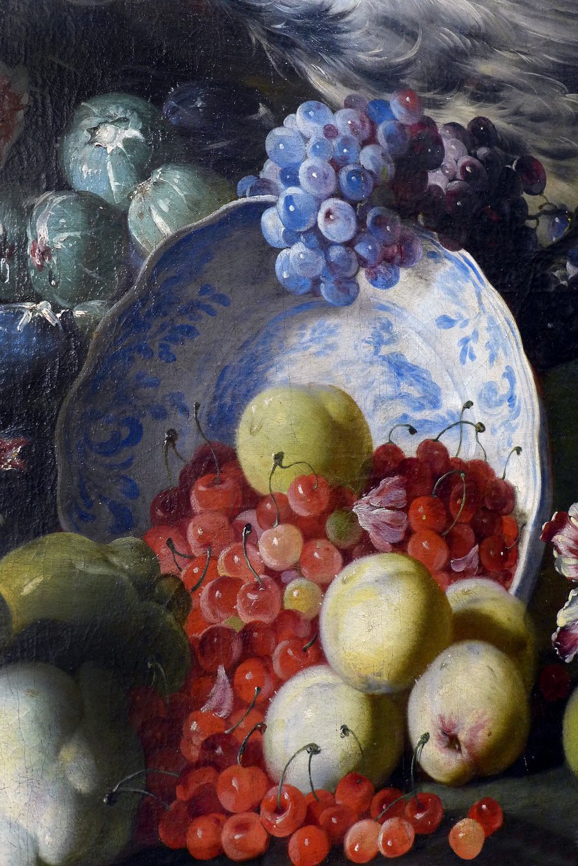 Blomster, frukt, fugler av Abraham Brueghel