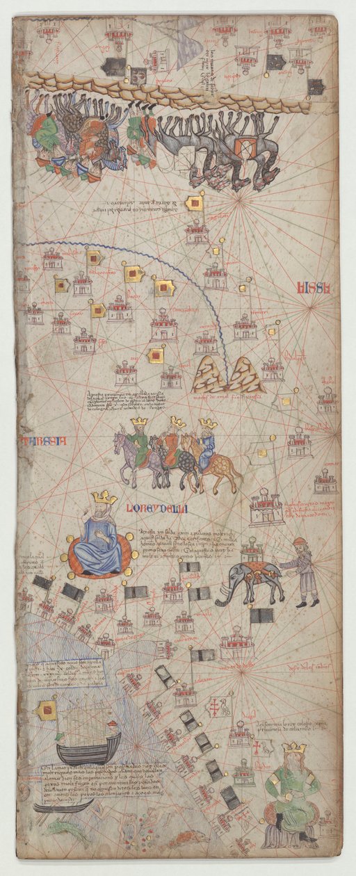 Catalan Atlas, Sheet 10   1420824   no       norwegian Successfully Translated  Original: The Nightmare, c.1910 (colour litho) Translat: The Nightmare, c.1910 (colour litho) 1410300 no norwegian Successfully Translated Original: Death Carrying a Child to t av Abraham Cresques