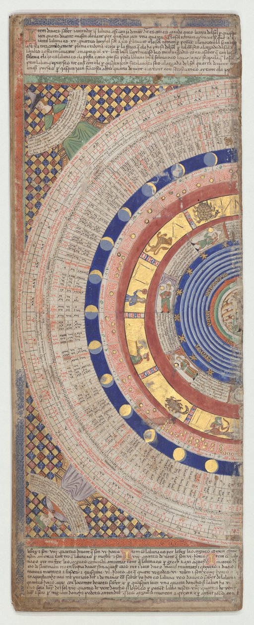 Katalansk atlas, ark 3, 1375 av Abraham Cresques