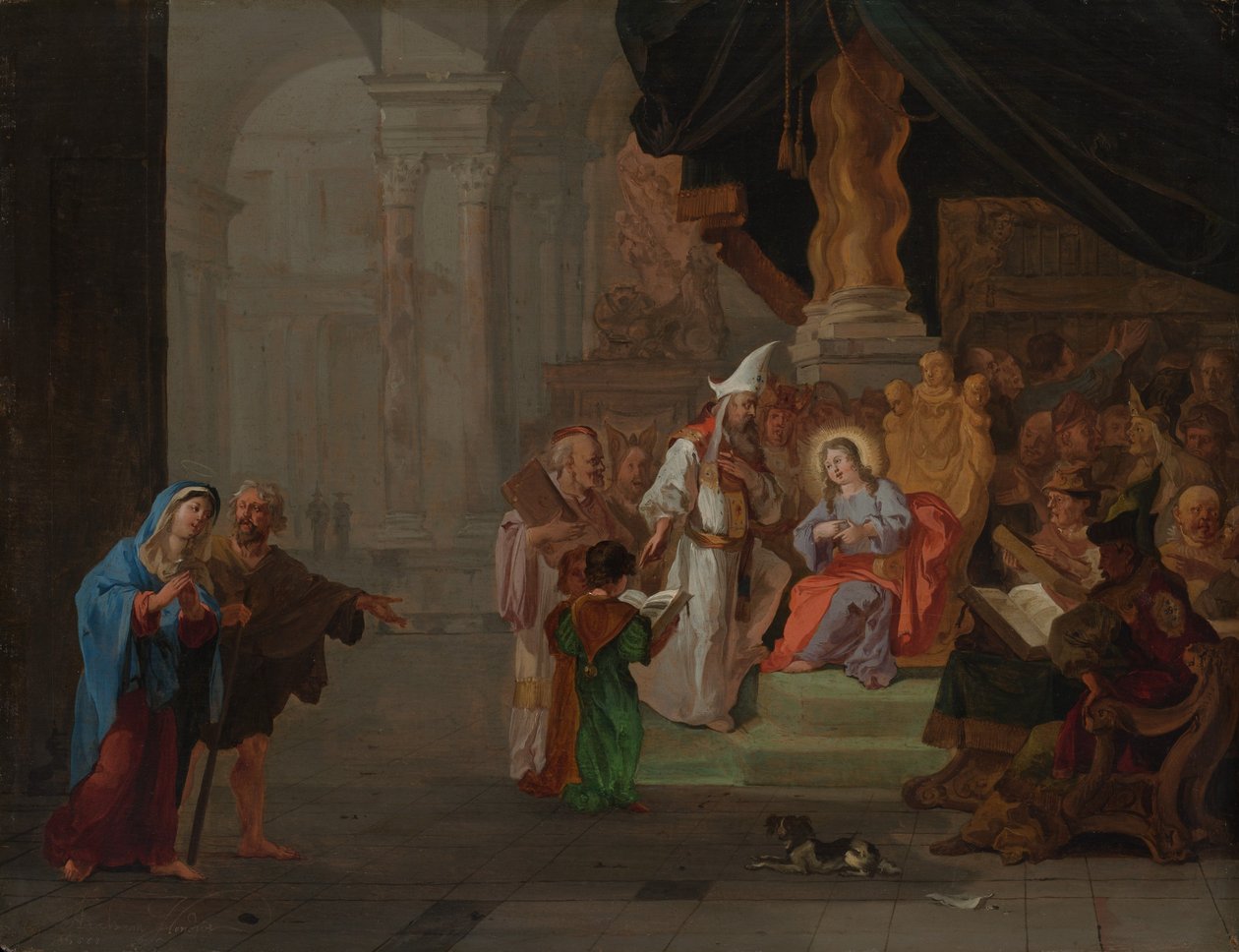 Kristus blant legene, 1668. av Abraham Hondius