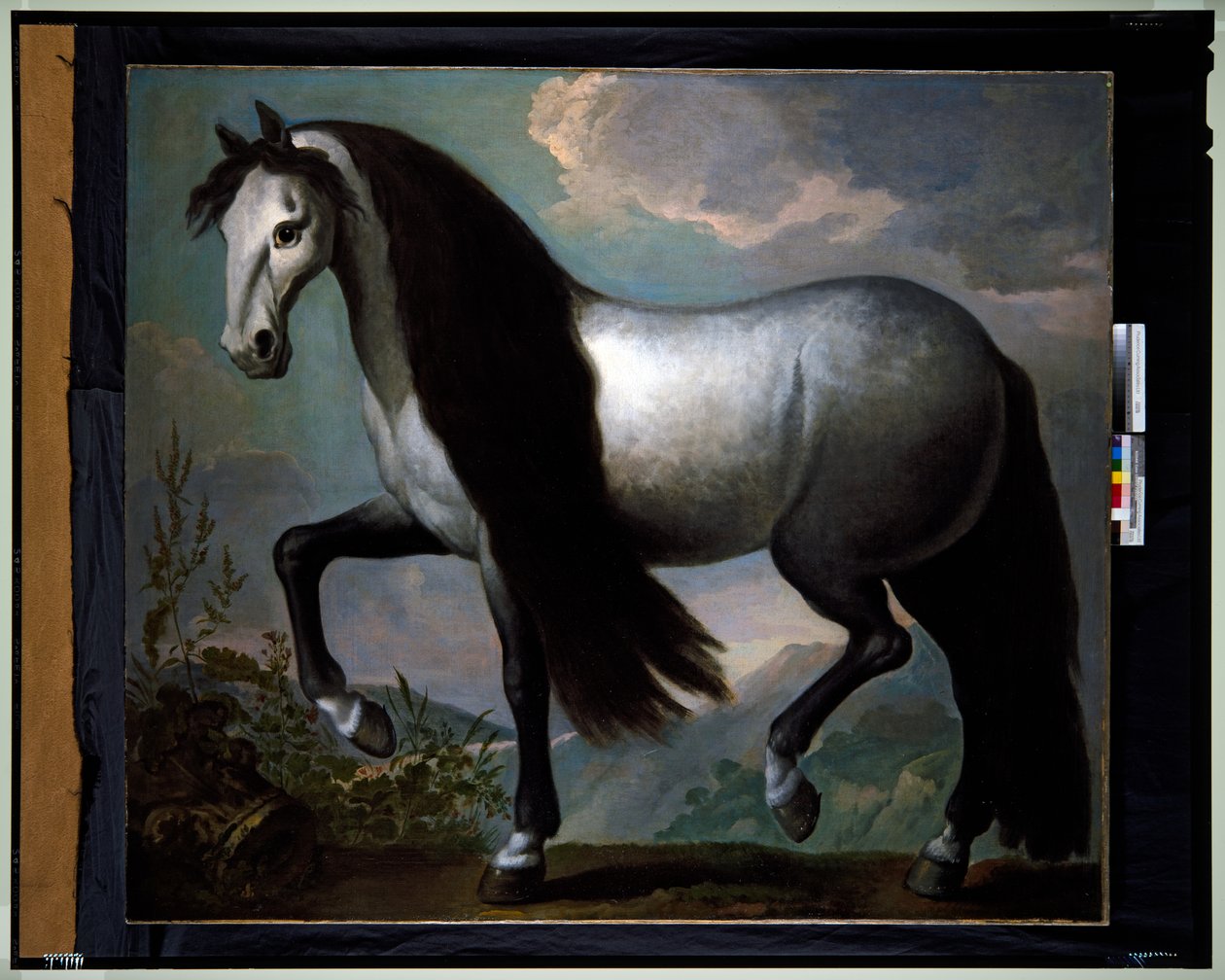 Hest i et landskap av Abraham Jansz. van Diepenbeeck
