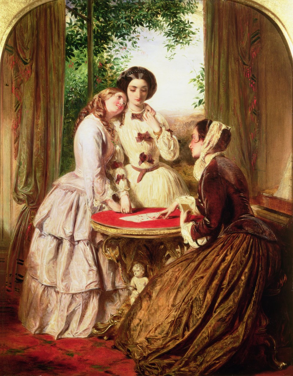 Doubtful Fortune (olje på panel) av Abraham Solomon