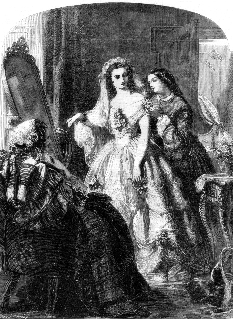 Bruden, 1856. av Abraham Solomon