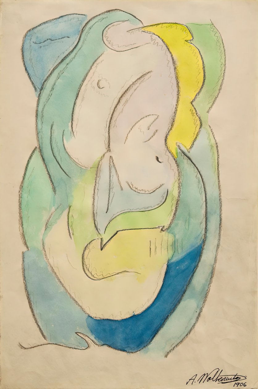 Abstraksjon, 1906. av Abraham Walkowitz