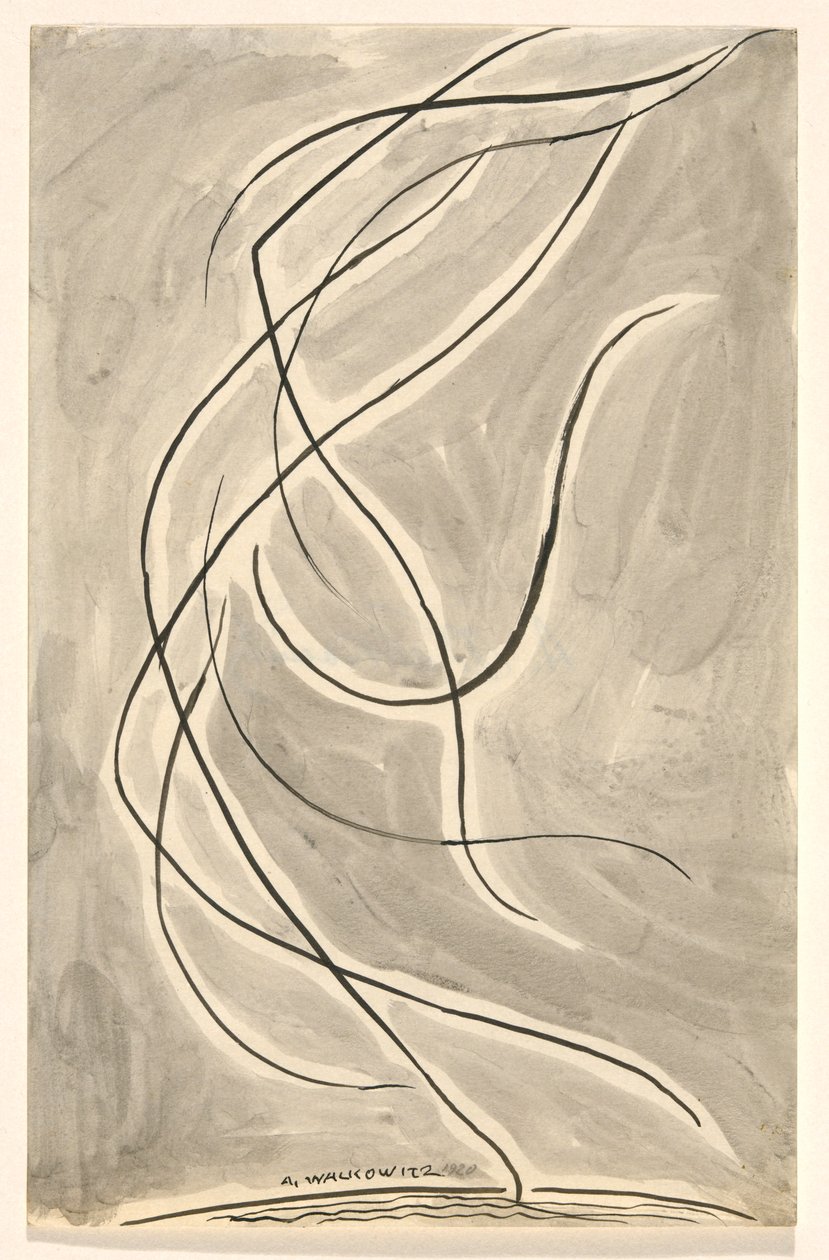 Danseabstraksjon: Isadora Duncan. (eller av Abraham Walkowitz