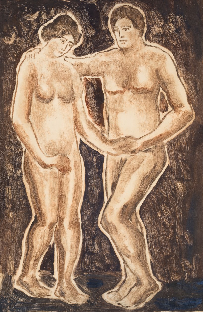 Figurskisse, 1908. av Abraham Walkowitz