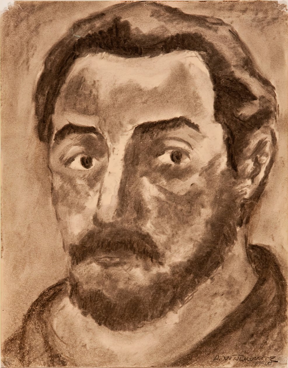 Head Of A Man, 1900. av Abraham Walkowitz