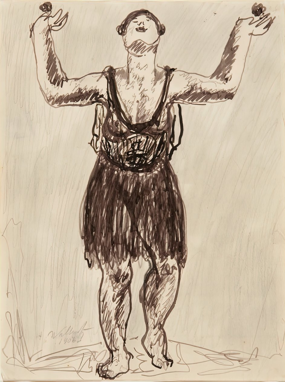 Isadora, 1906. av Abraham Walkowitz