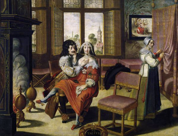 De fem sansene - berøring av Abraham Bosse