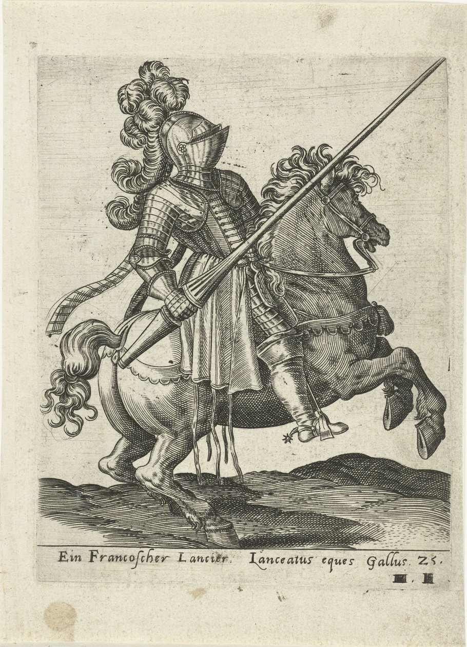 Fransk lanser av Abraham de Bruyn (attributed to)