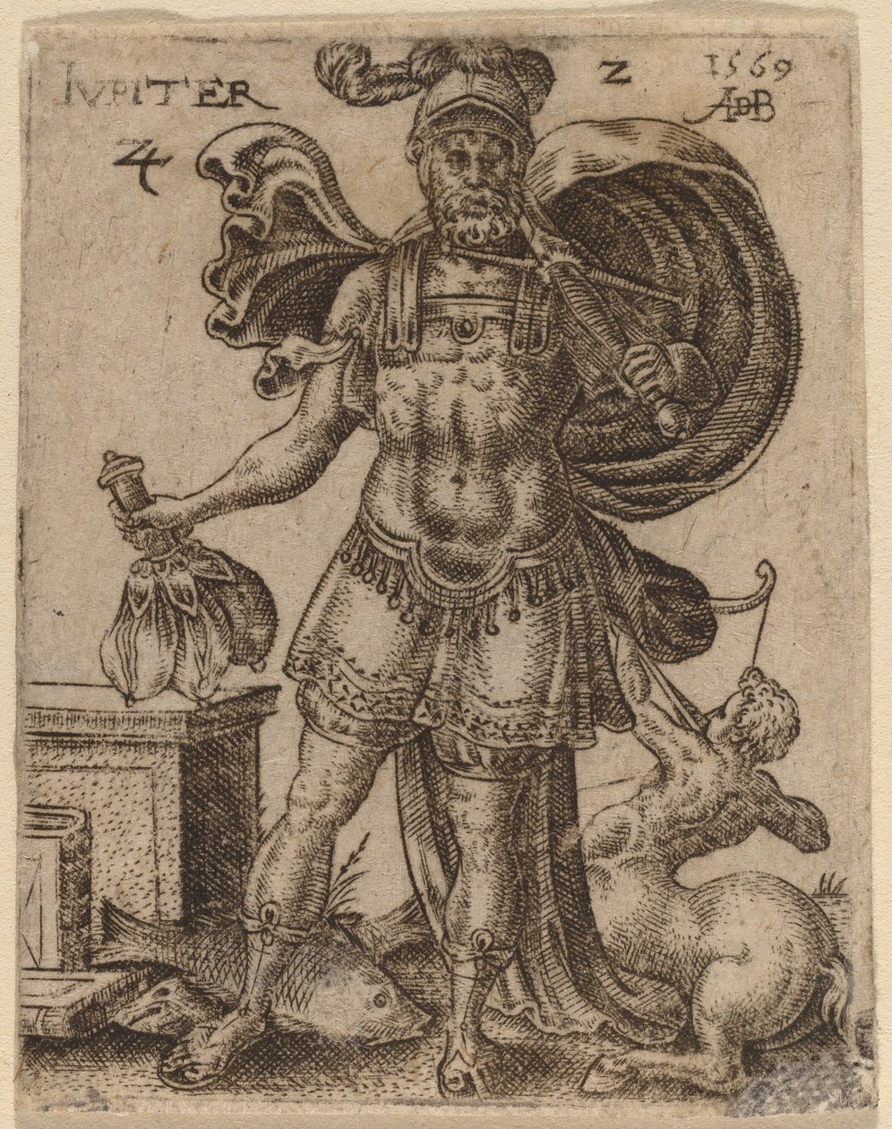 Jupiter av Abraham de Bruyn