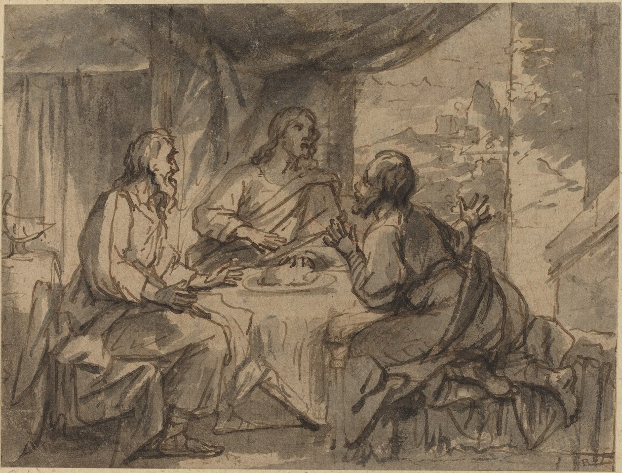 Kveldsmat på Emmaus av Abraham van Diepenbeeck