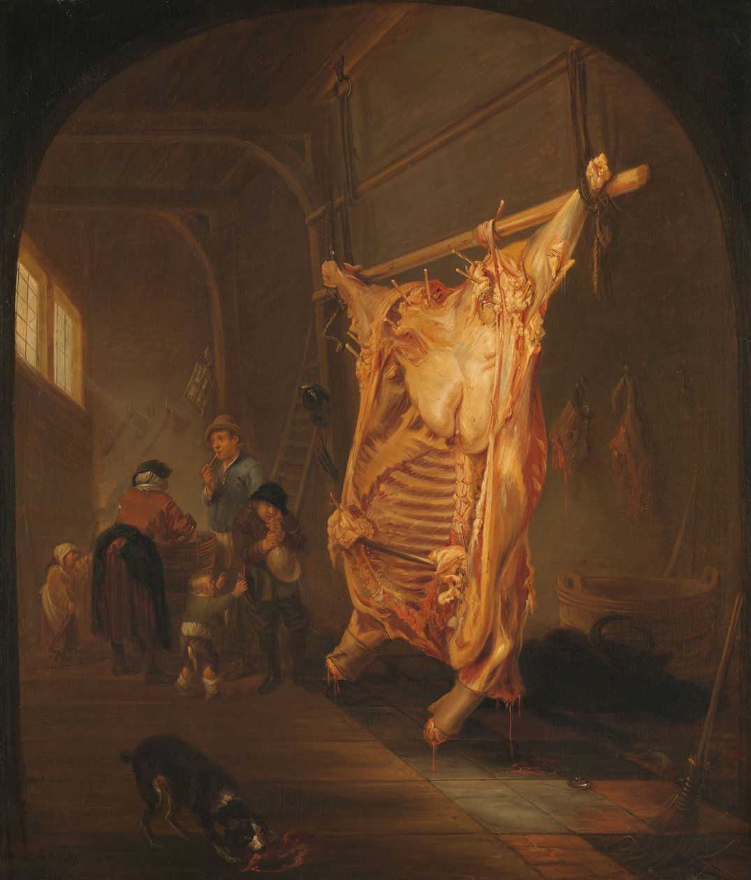 Den slaktede oksen av Abraham van den Hecken
