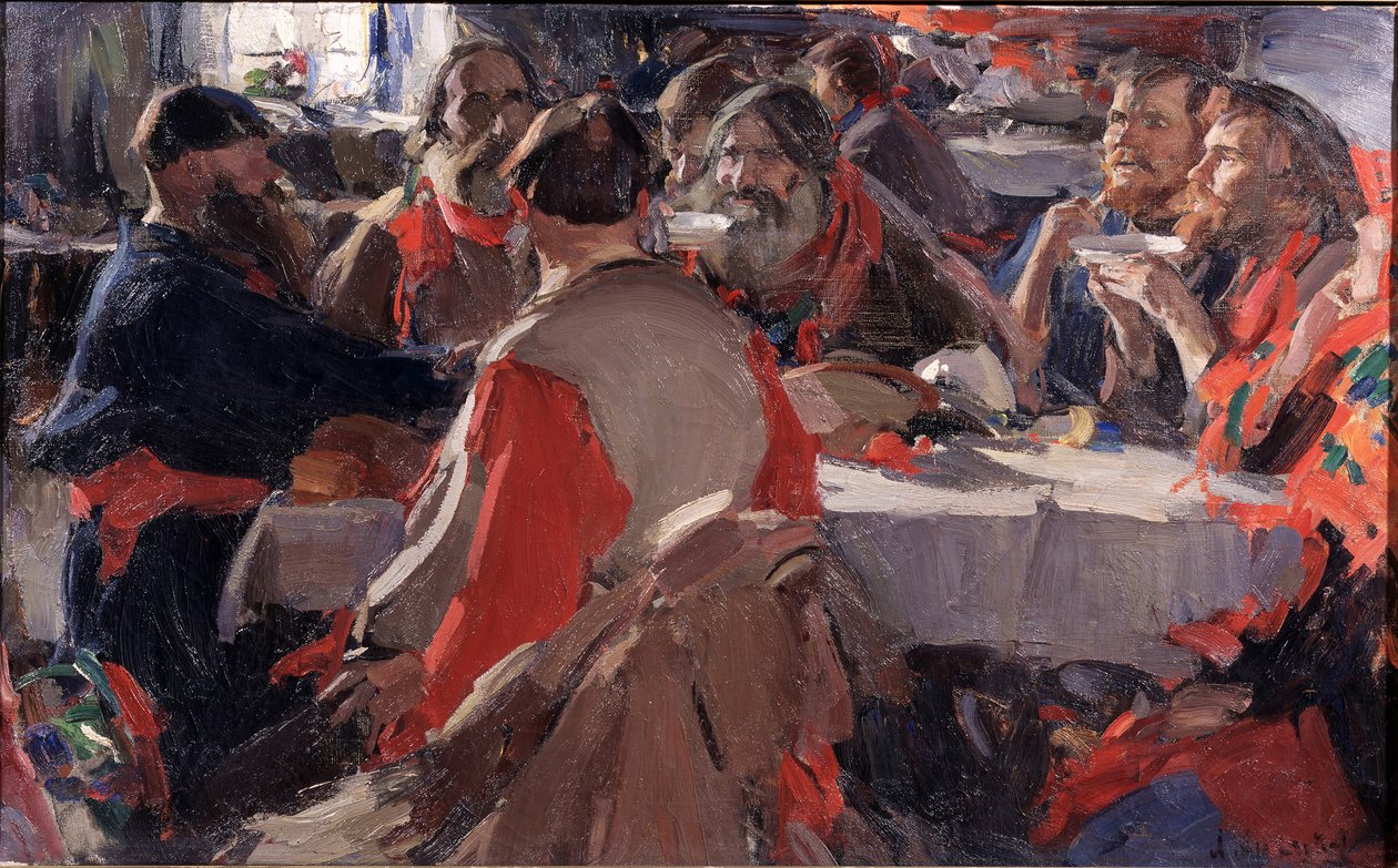 Drikk te av Abram Efimovich Arkhipov