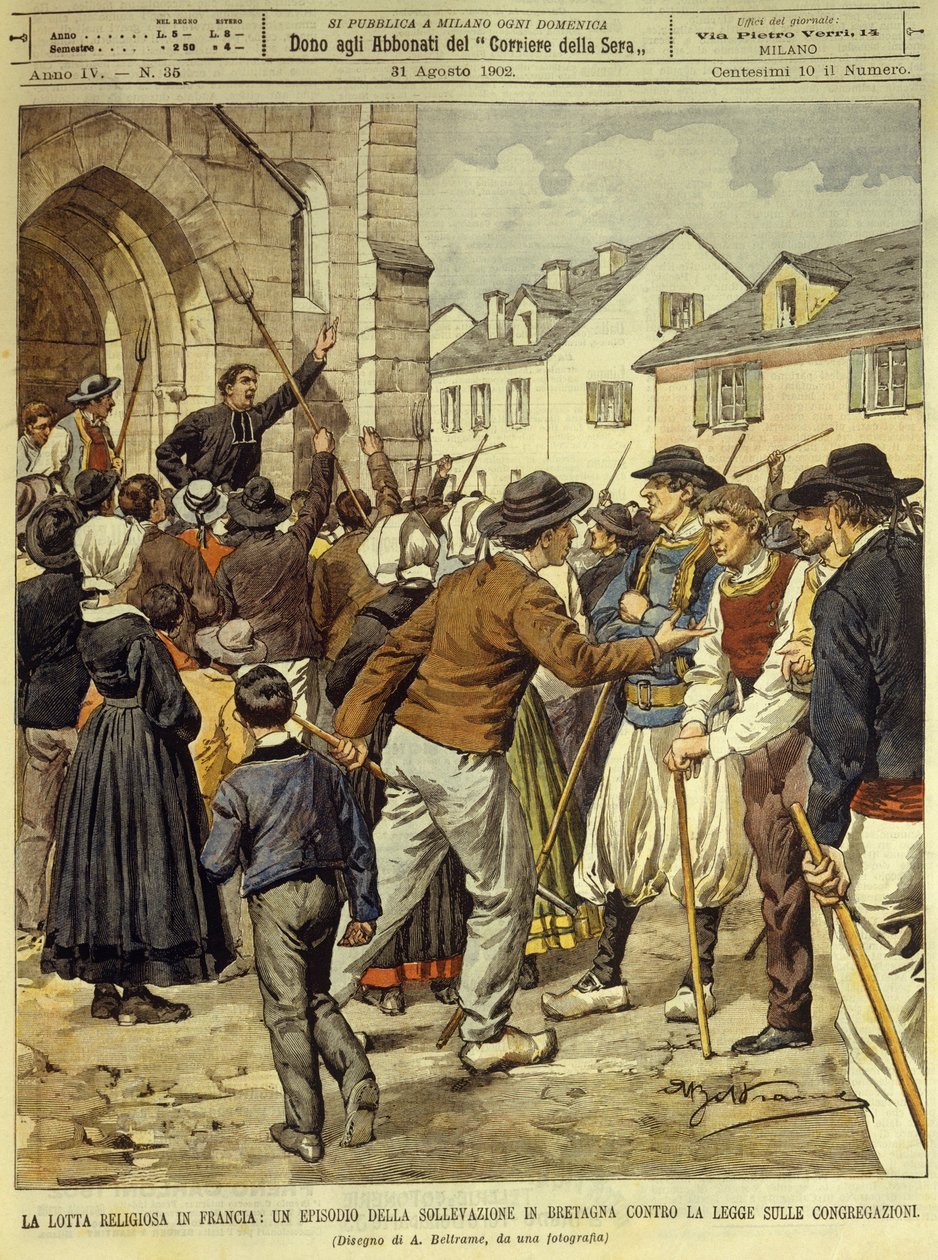 Religionskamp i Frankrike, 13. april av Achille Beltrame