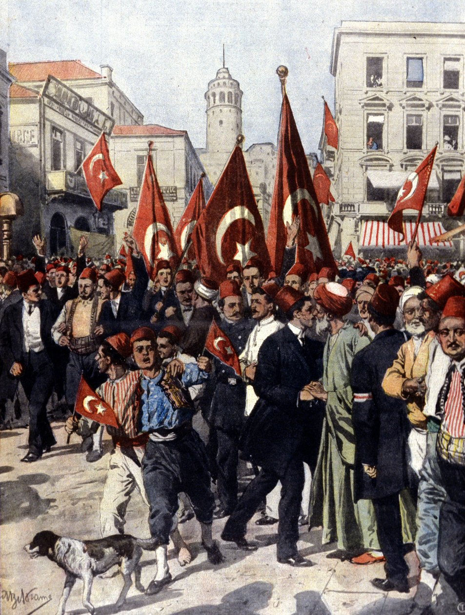 Sultan Abdulhamid II av Achille Beltrame