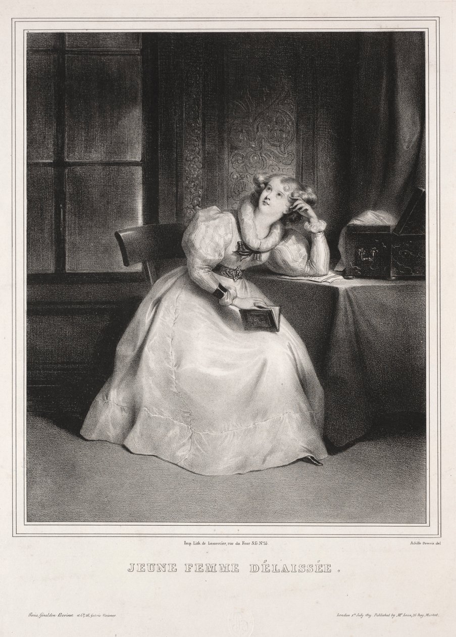 Reverie. av Achille Devéria