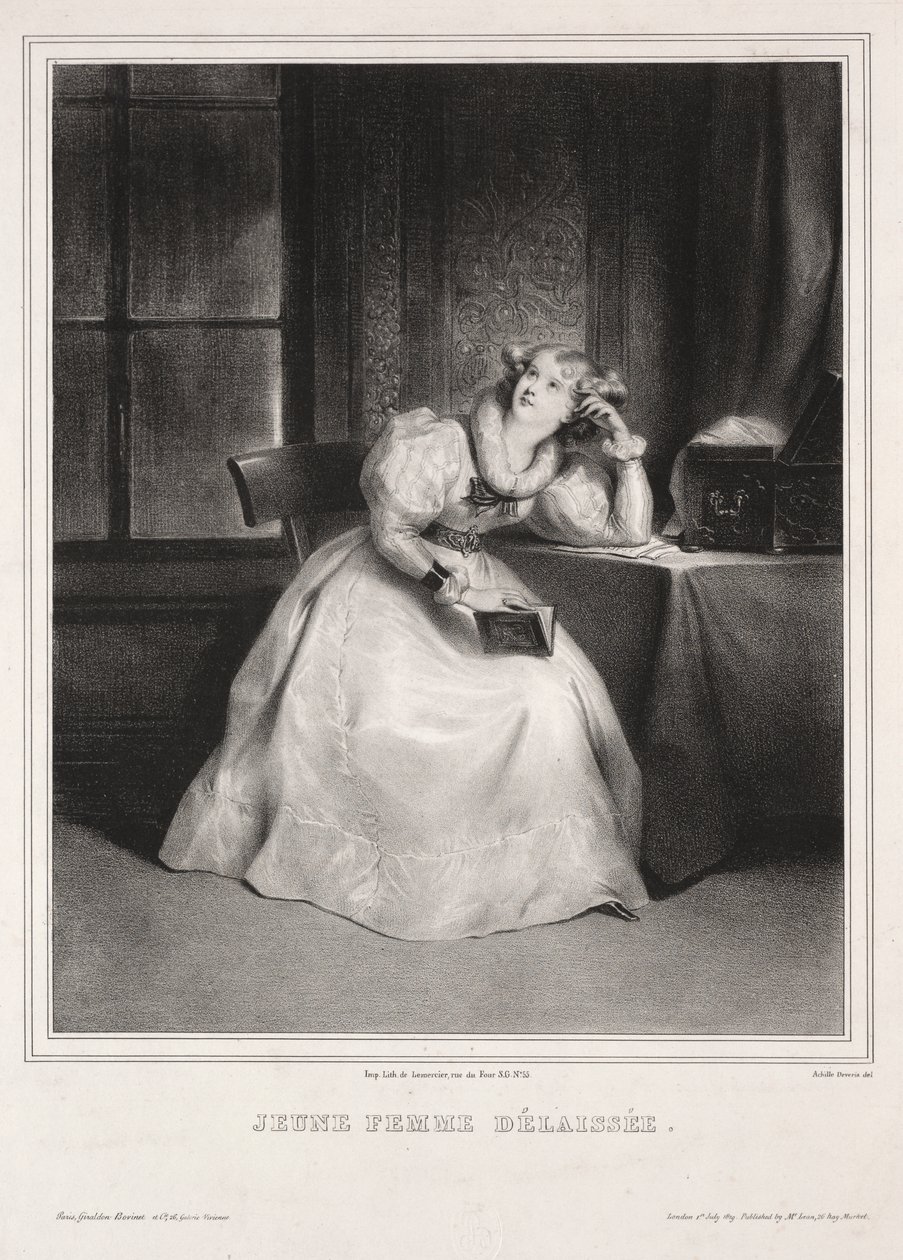 Reverie av Achille Devéria