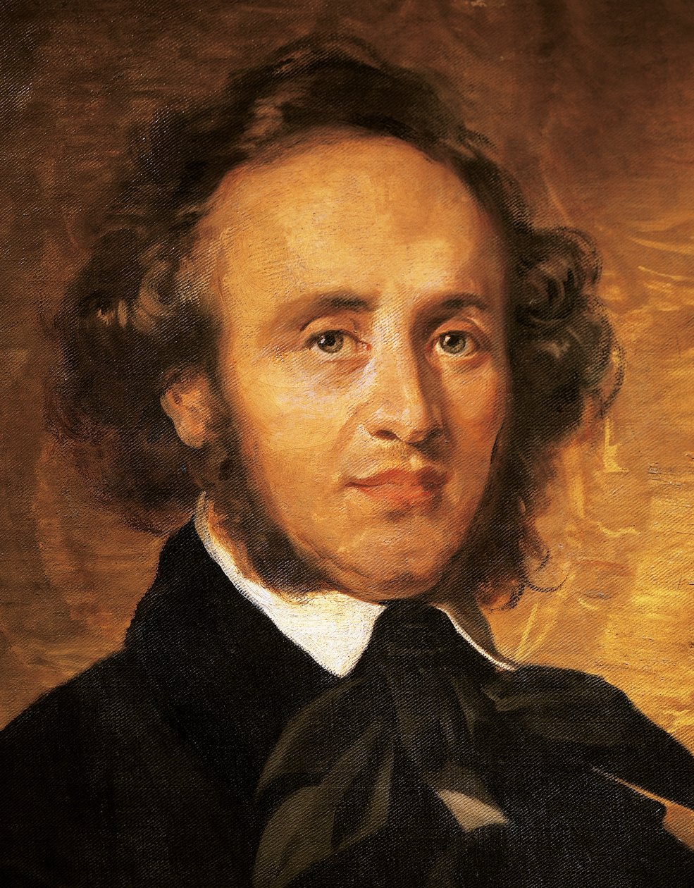 Portrett av Felix Mendelssohn Bartholdy (Hamburg av Achille Talarico