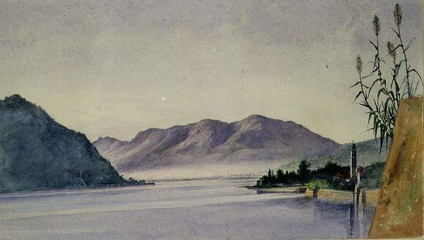 Comosjøen, tidlig morgen av Ada Dundas