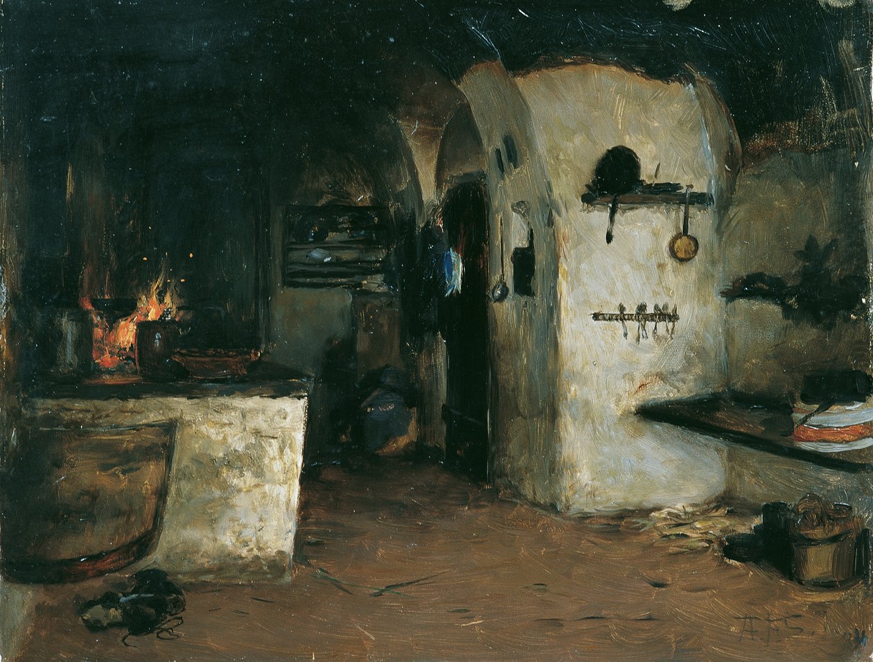 røyk kjøkken av Adalbert Franz Seligmann