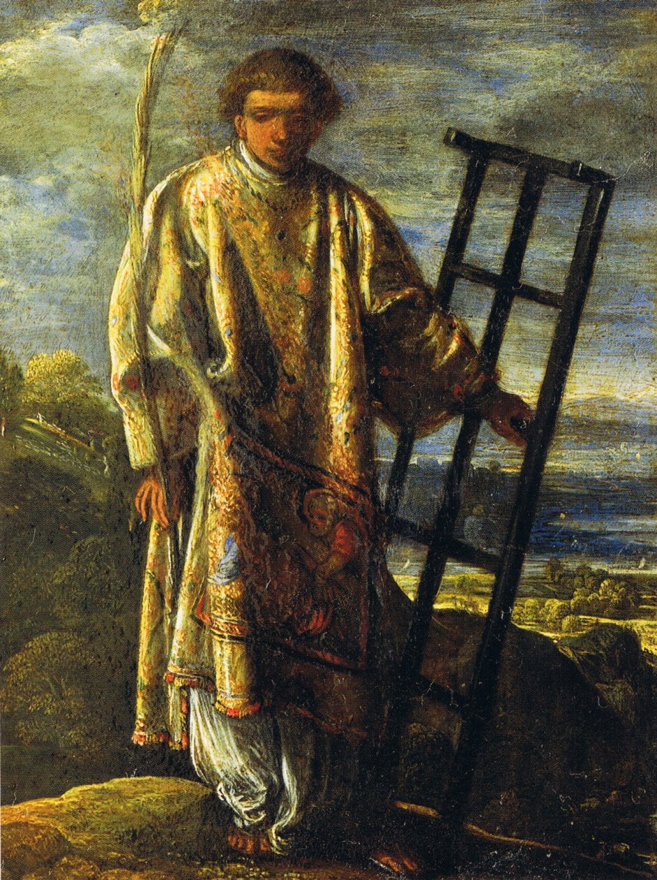 Saint Lawrence av Adam Elsheimer