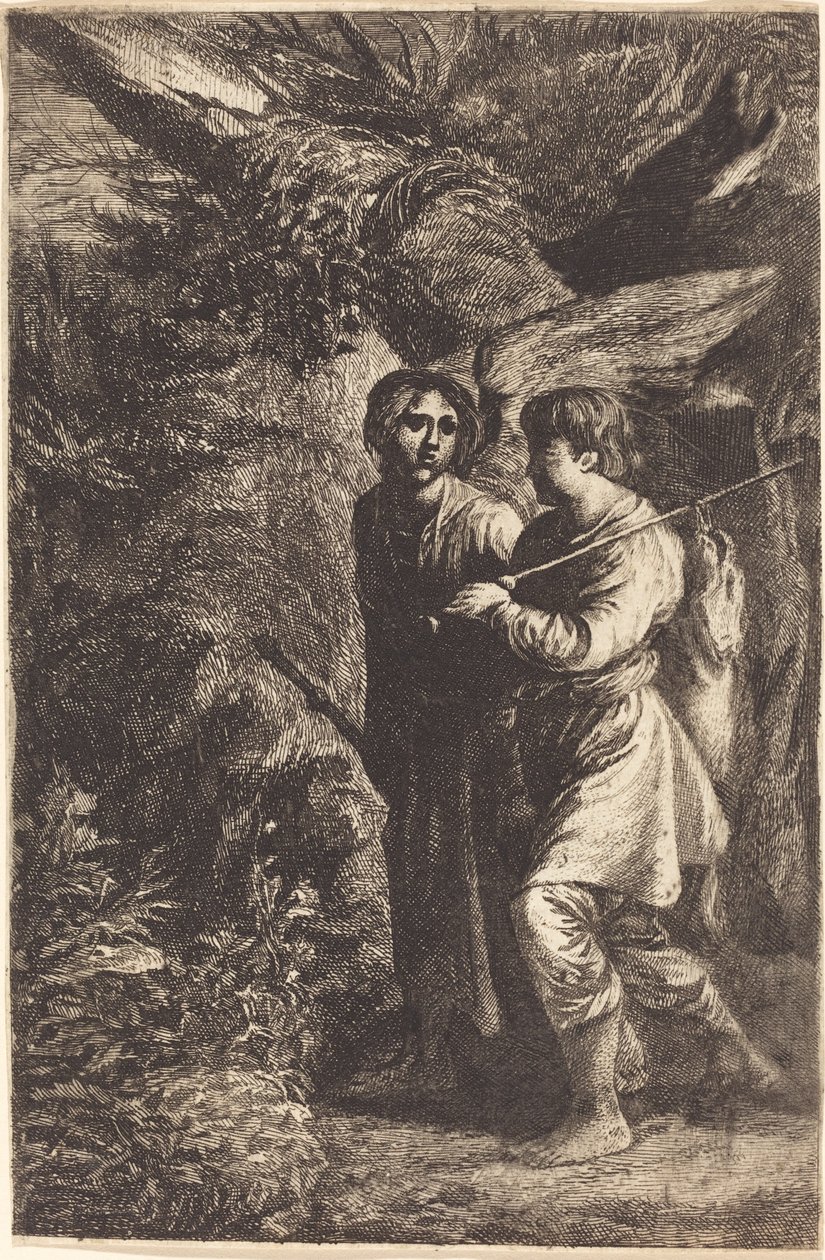 Tobias og engelen av Adam Elsheimer