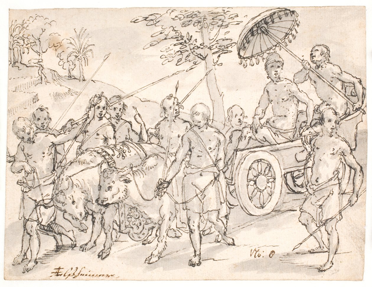 Kongen av Bali av Adam Elsheimer