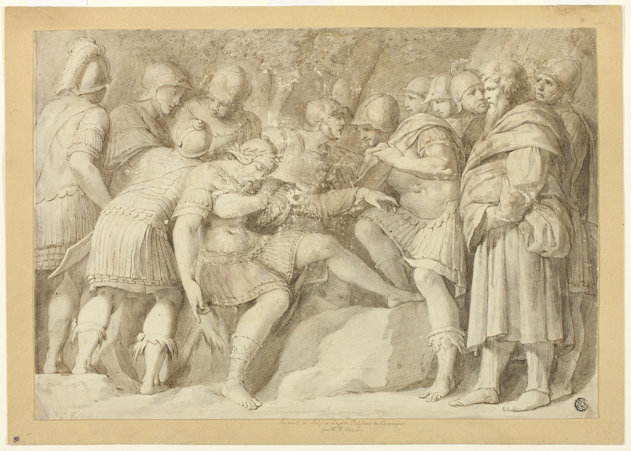 Scipios død av Adam Friedrich Oeser
