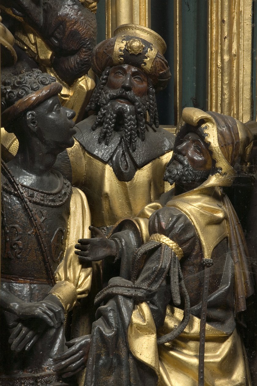 Tilbedelse av magi, detalj av Adam Kraft