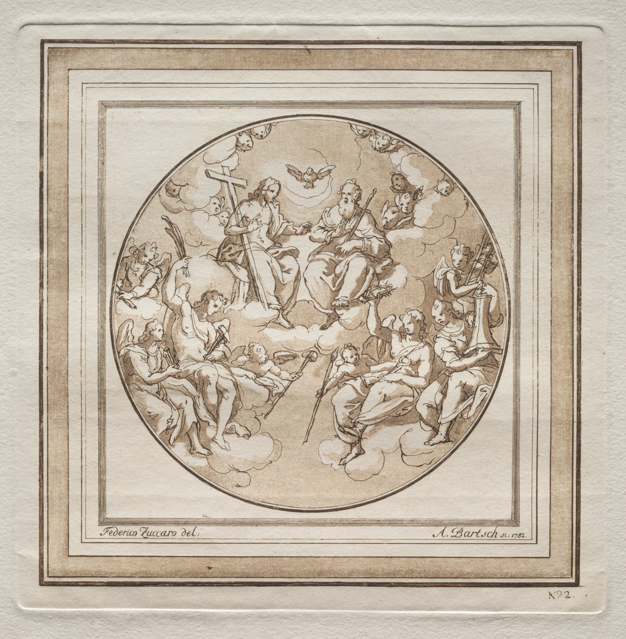Treenigheten, 1782. av Adam von Bartsch