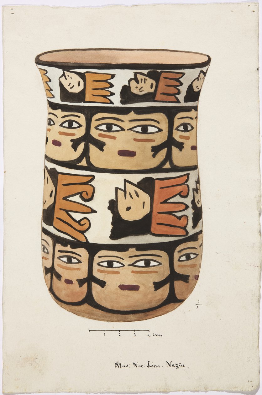 Vase fra Nazca, Peru av Adela Breton