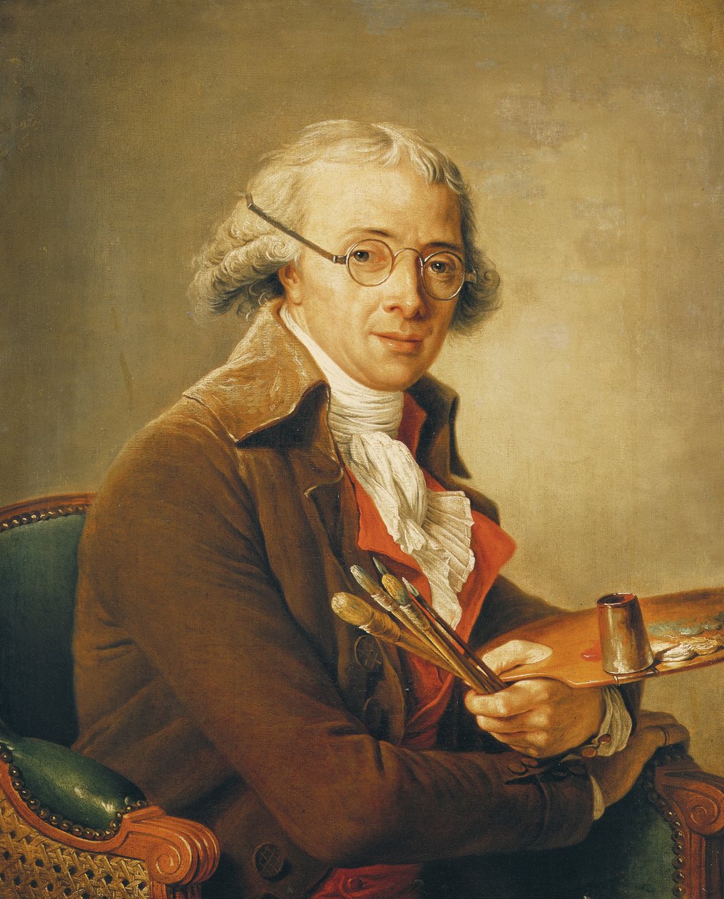 Portrett av Francois-Andre Vincent (1746-1816) av Adelaide Labille Guiard