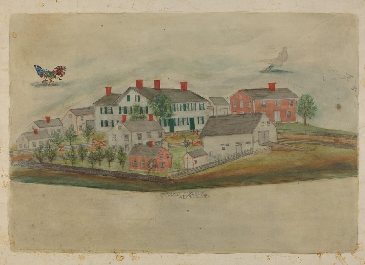 Second Family House, Alfred, ME. av Adelaide Dyball