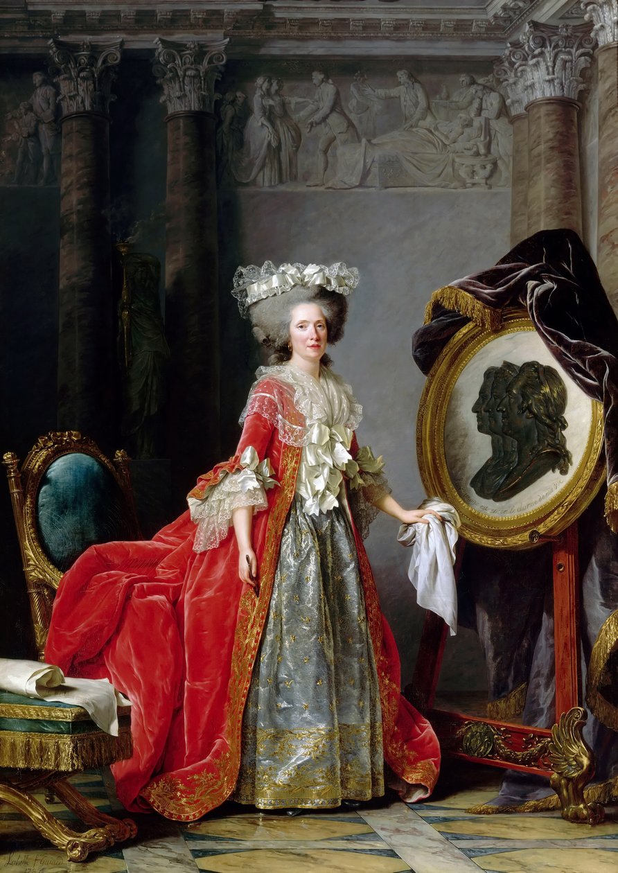Prinsesse Marie Adelaide av Frankrike 1732-1800 av Adelaide Labille Guiard